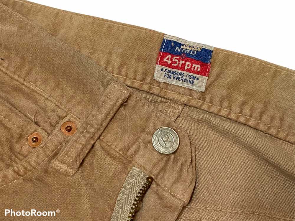 45rpm - Japanese R by 45rpm Corduroy Denim Pants … - image 5