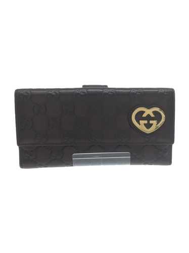 Used Gucci Long Wallet Lovely Guccisima/Leather/Br