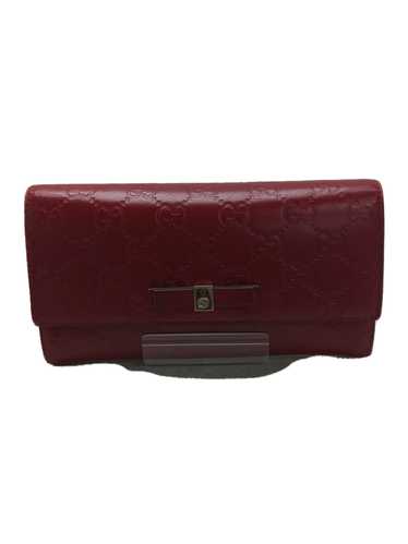 Used Gucci Long Wallet Guccisima/Leather/Red/Allo… - image 1