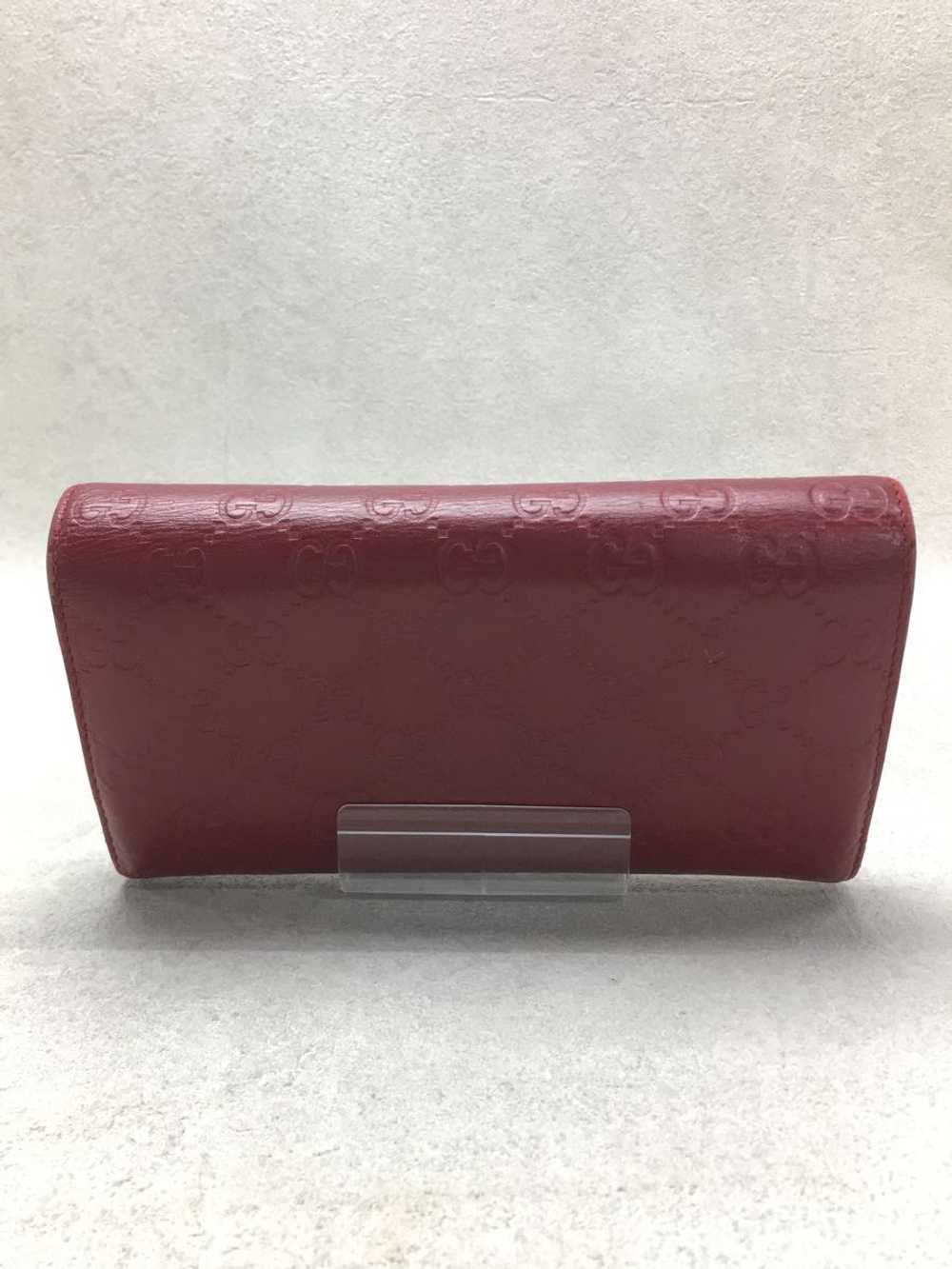 Used Gucci Long Wallet Guccisima/Leather/Red/Allo… - image 2
