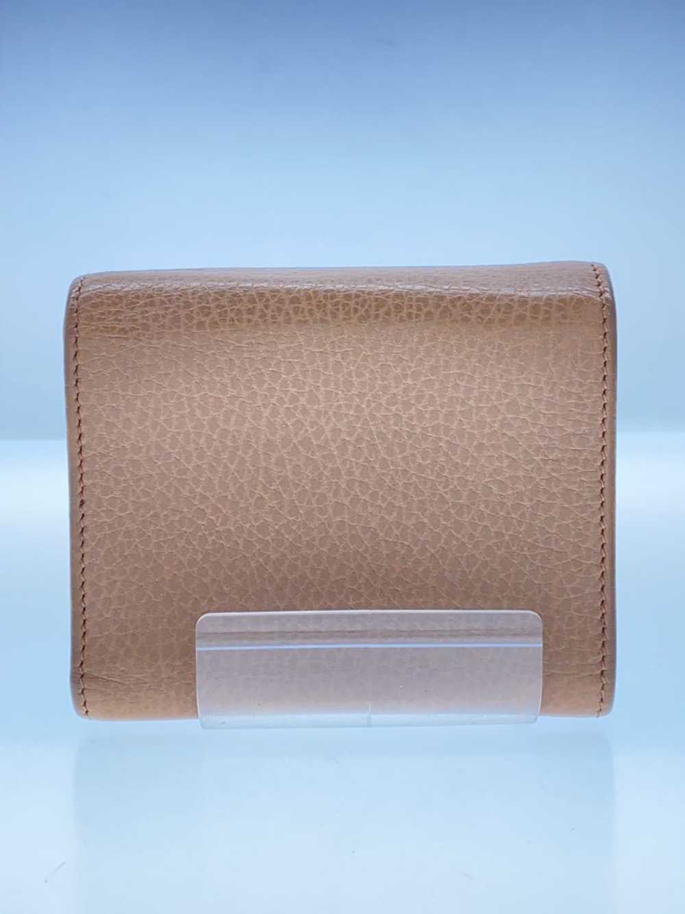 Used Gucci Gg Marmont/Trifold Wallet/Leather/Beig… - image 2