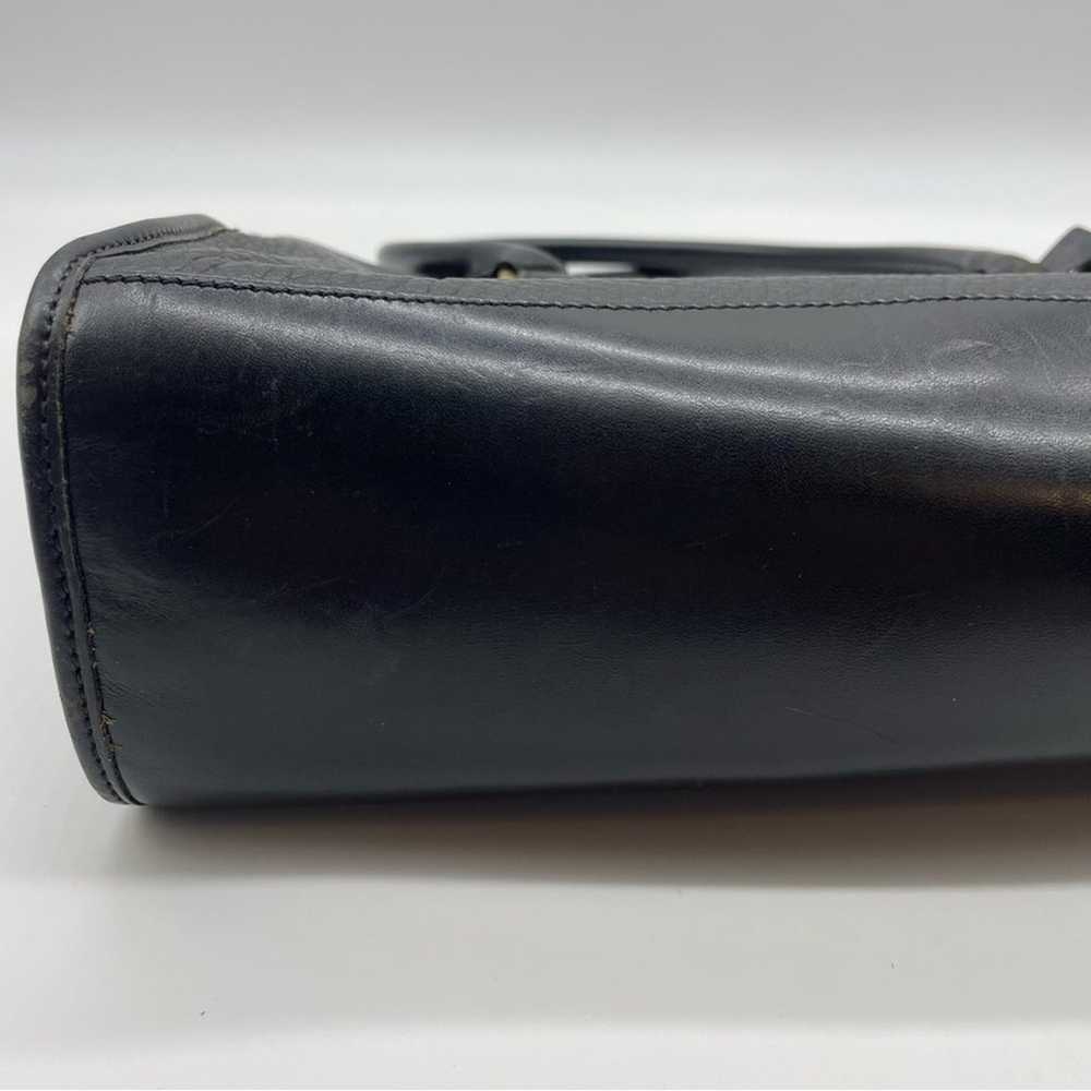 Vintage Dooney & Bourke Pebbled Leather Satchel C… - image 3