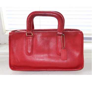 Coach Vintage Red Slim  Satchel