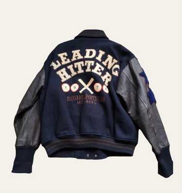 Harvard - Vtg harvard university leather sleeves … - image 1