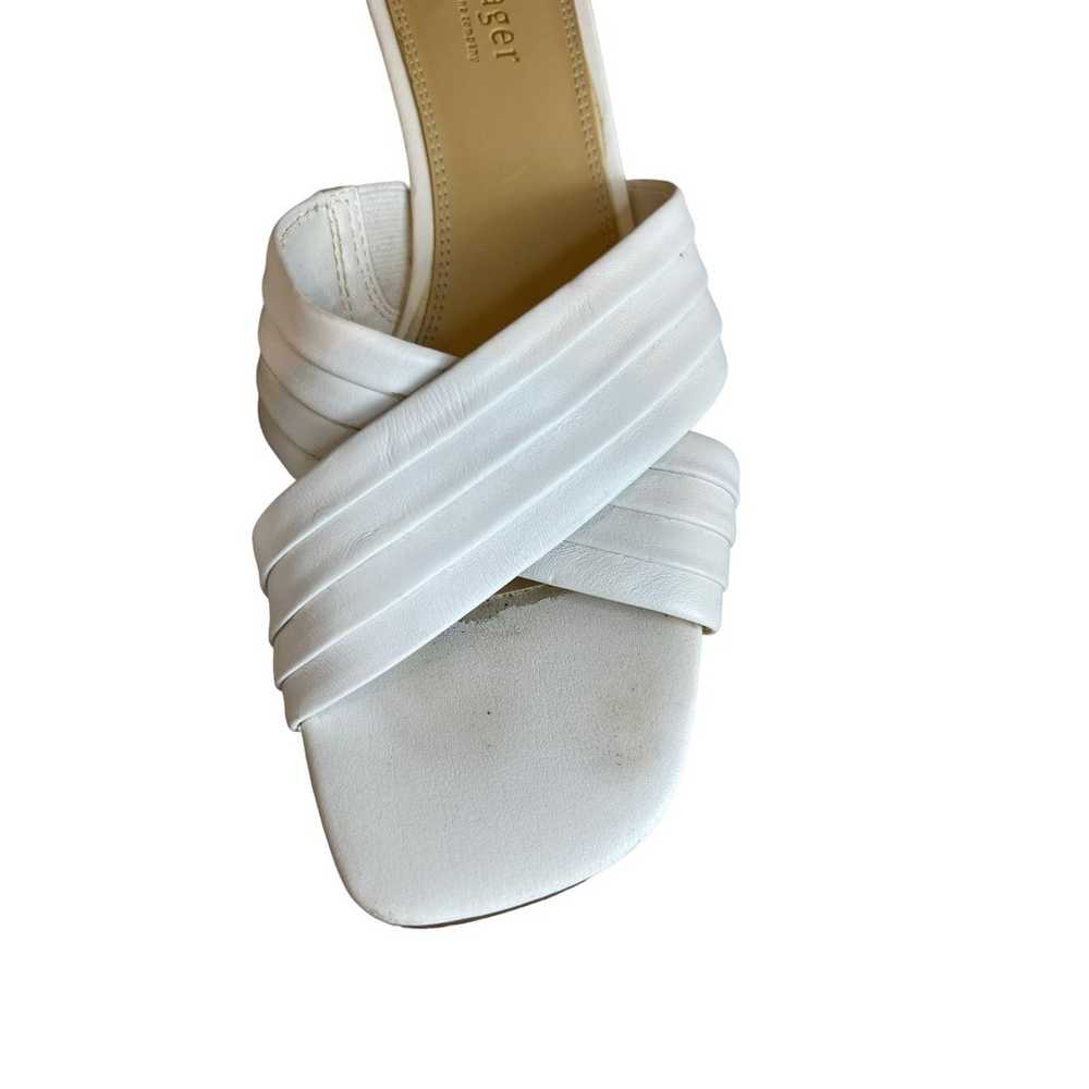 Vintage Liz Claiborne Villager white leather heel… - image 2