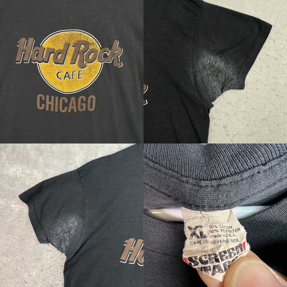 Hard Rock Cafe Vintage 90s Hard Rock Cafe Chicago… - image 4