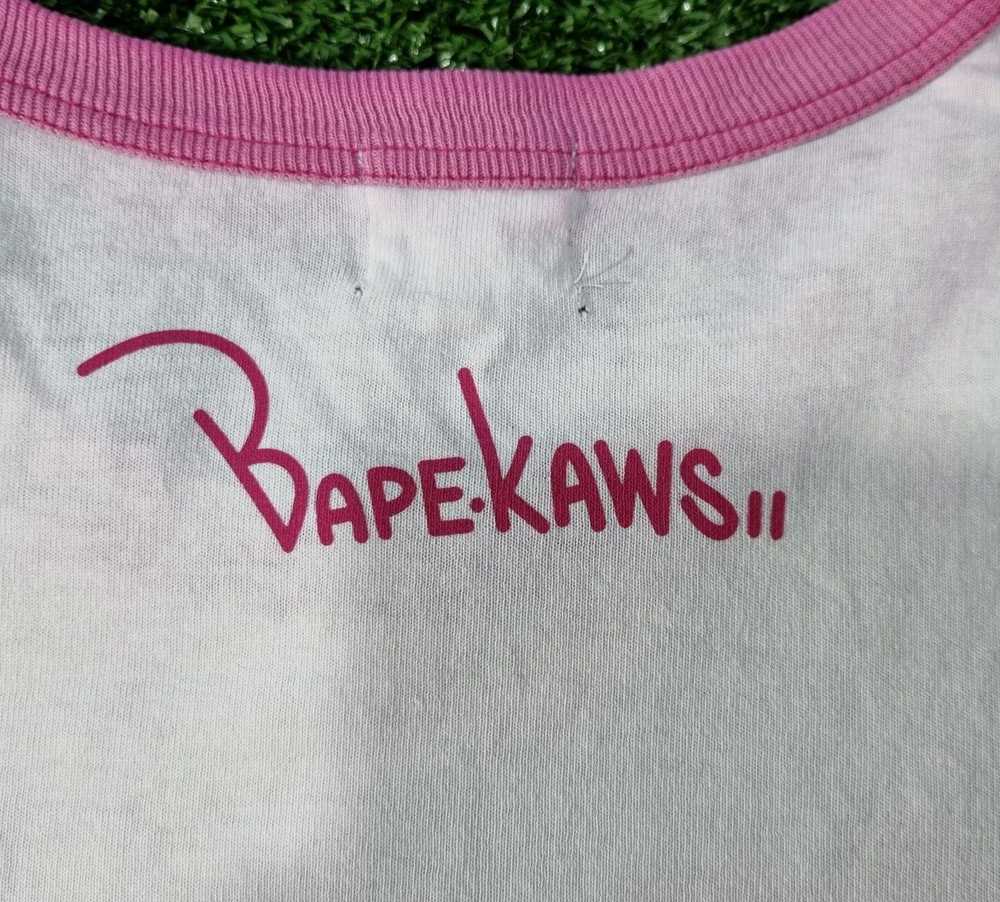 A BATHING APE® Bape X Kaws vintage pink colour ri… - image 2