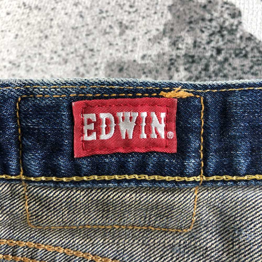 Edwin - Vintage Edwin Selvedge Jeans Faded Blue D… - image 11
