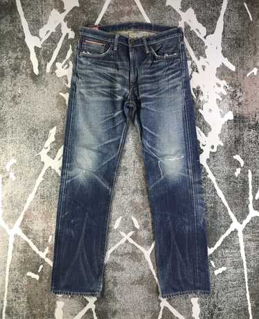 Edwin - Vintage Edwin Selvedge Jeans Faded Blue D… - image 1