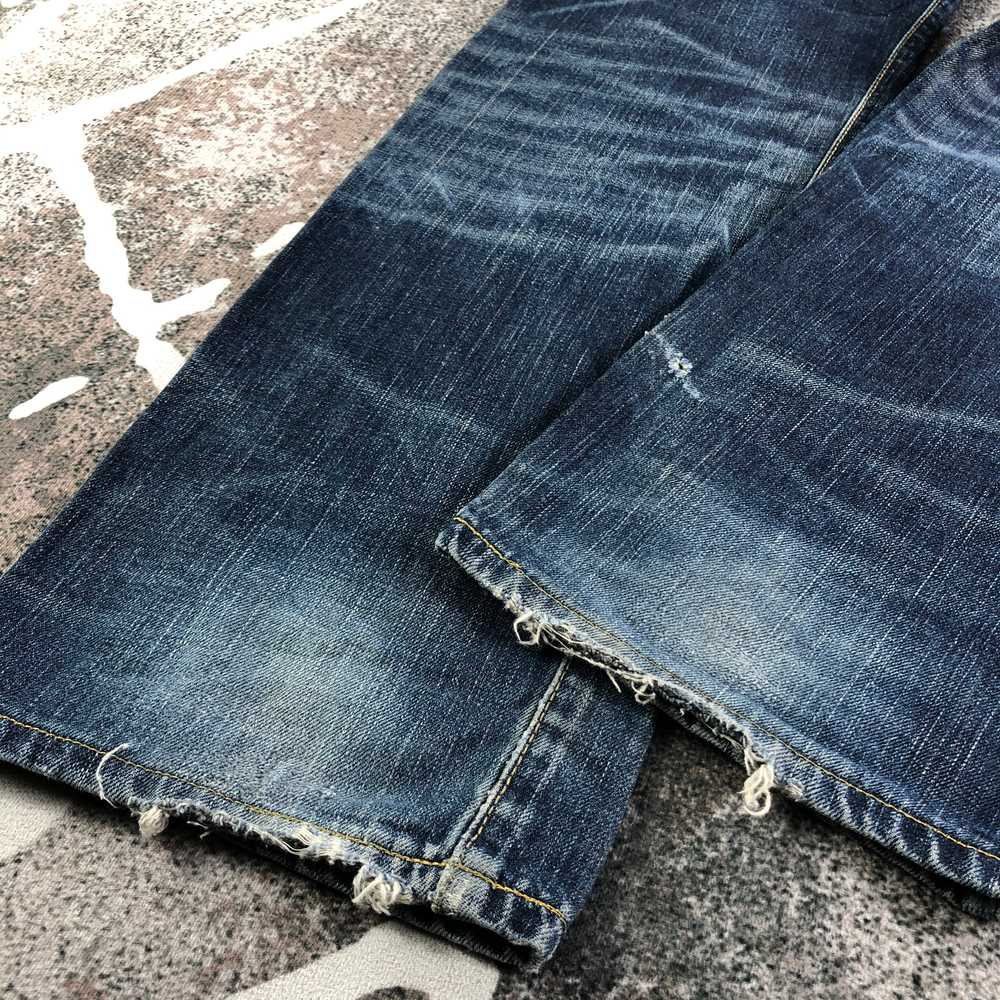 Edwin - Vintage Edwin Selvedge Jeans Faded Blue D… - image 4