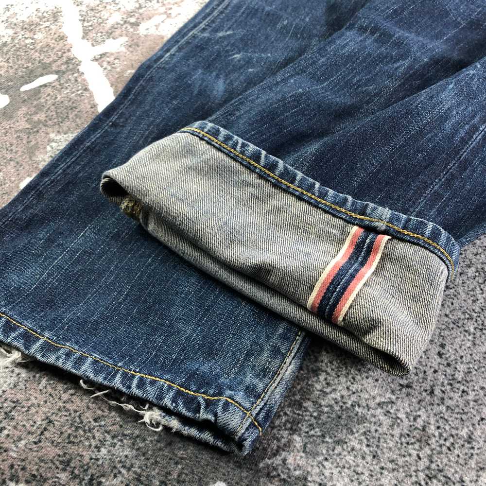 Edwin - Vintage Edwin Selvedge Jeans Faded Blue D… - image 7