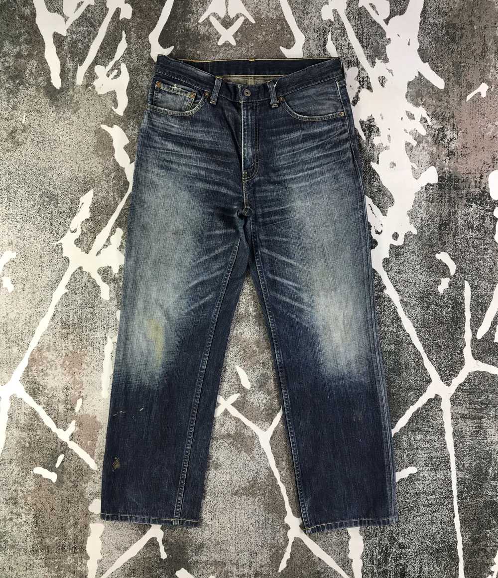 Vintage - Vintage Levis 513 Jeans Faded Blue Deni… - image 1