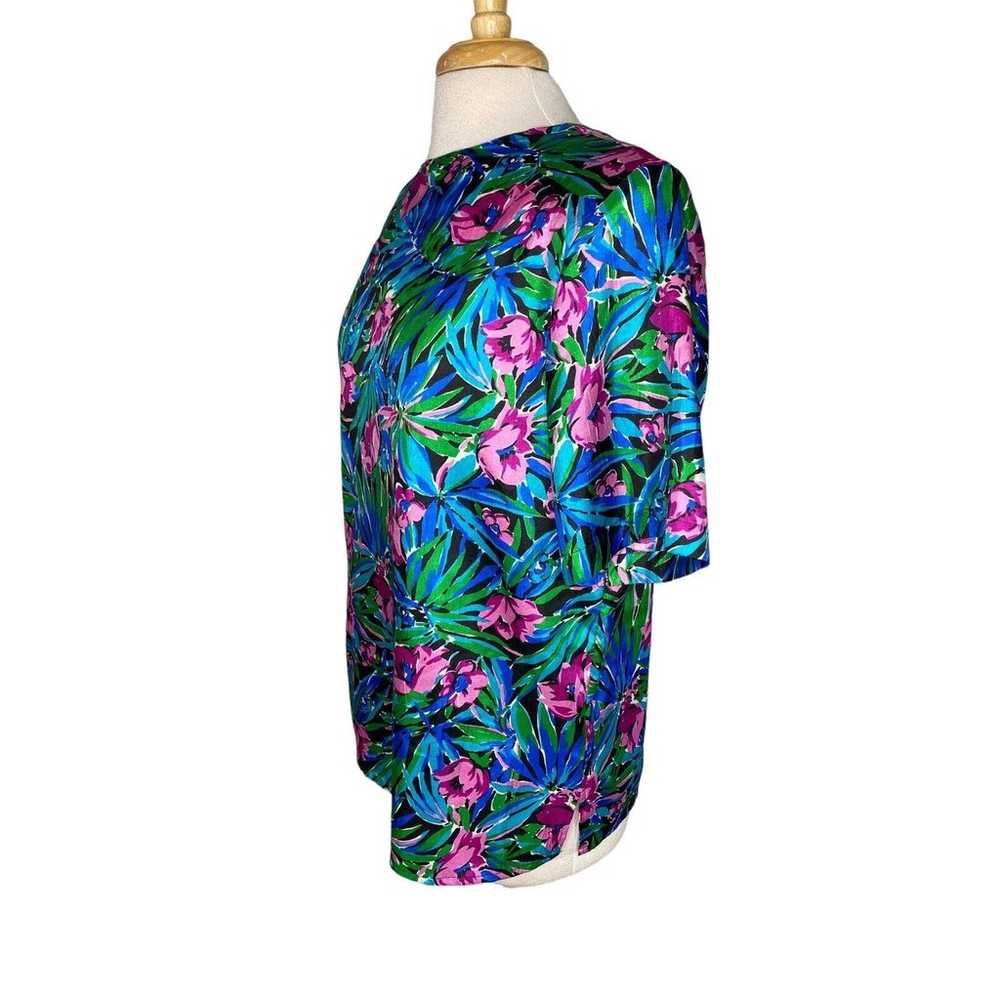 Vintage LAURA & JAYNE COLLECTION Tropical Floral … - image 2
