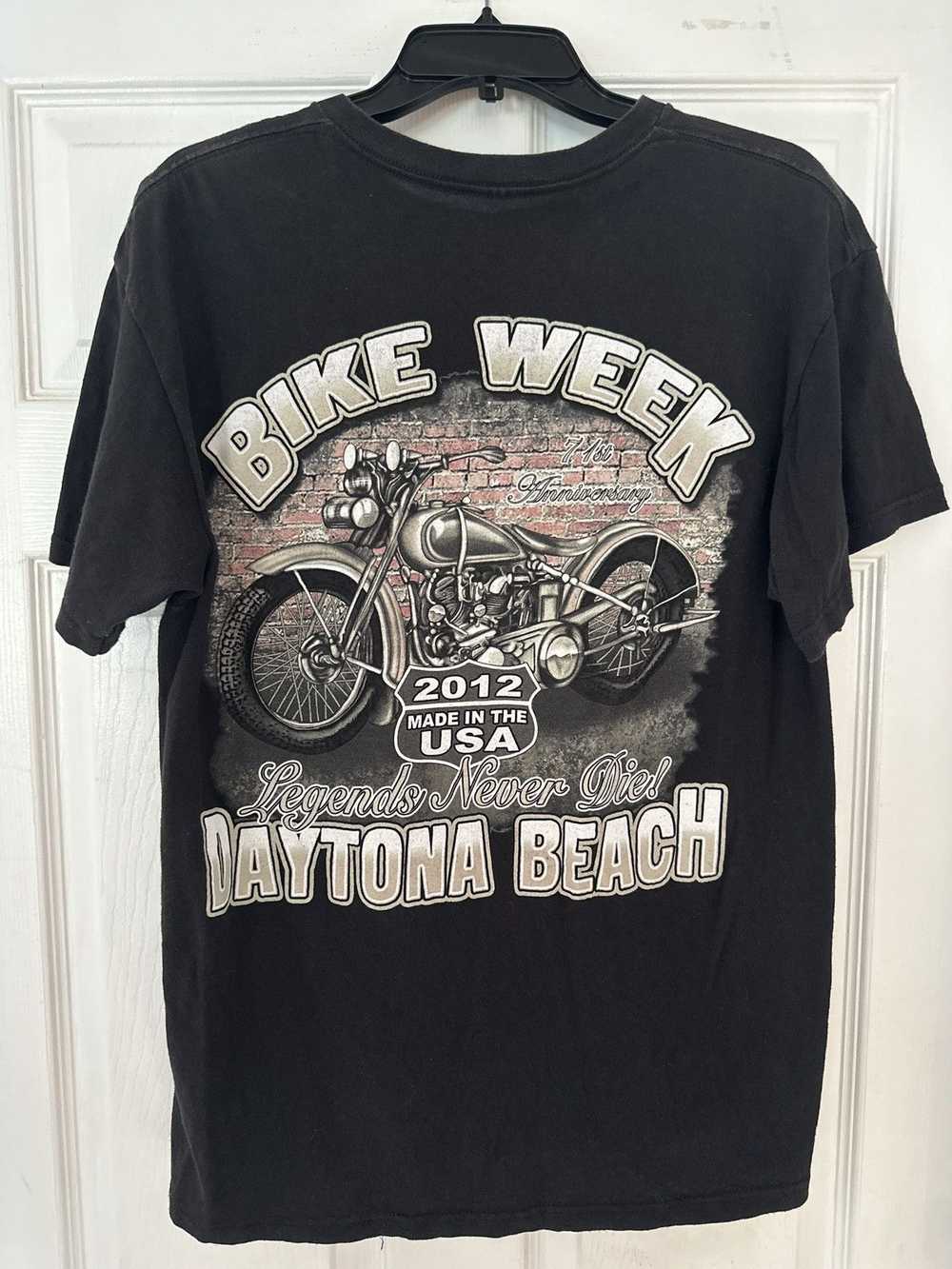 Vintage 2012 Daytona Beach bike week two-sided T-… - image 1