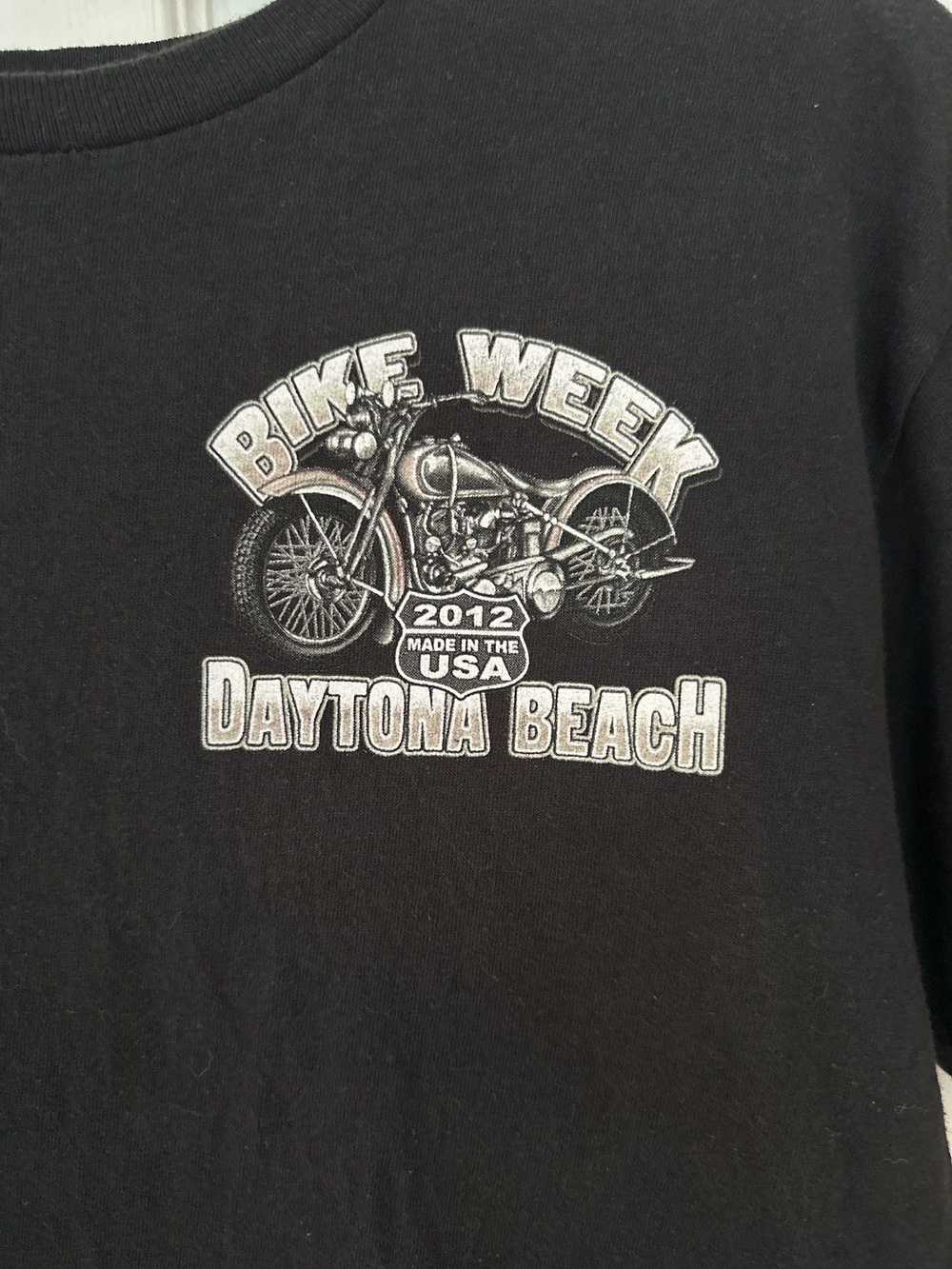 Vintage 2012 Daytona Beach bike week two-sided T-… - image 2