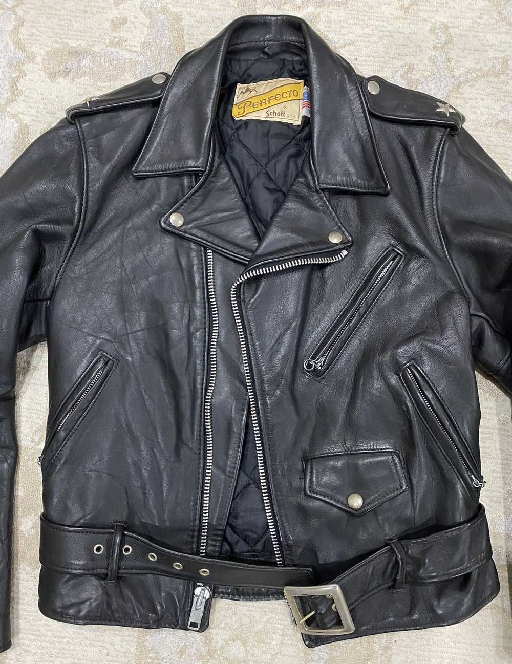 Leather Jacket × Schott × Vintage SCHOTT PERFECTO… - image 2