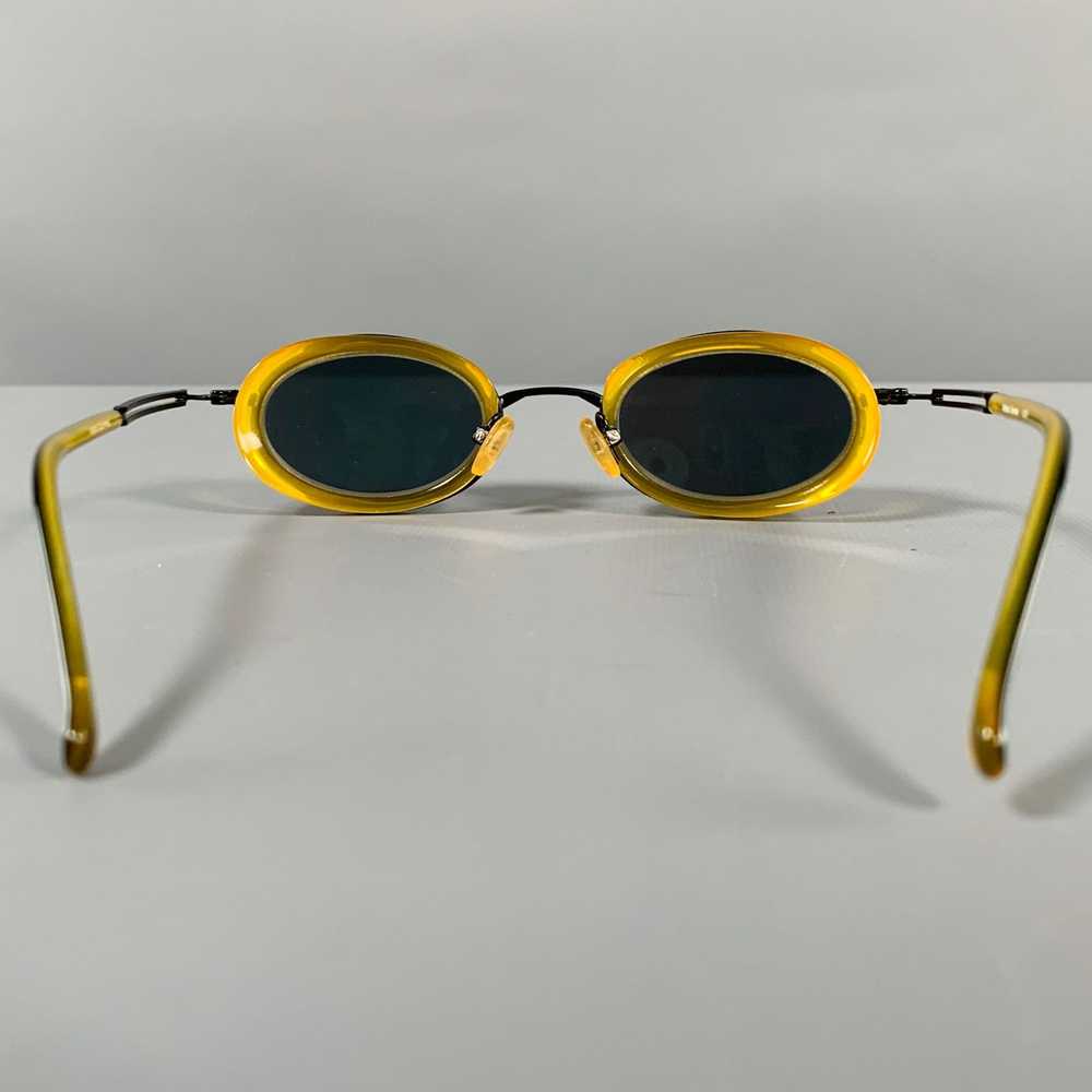 Melissa Black Yellow Acetate Readers Sunglasses - image 3
