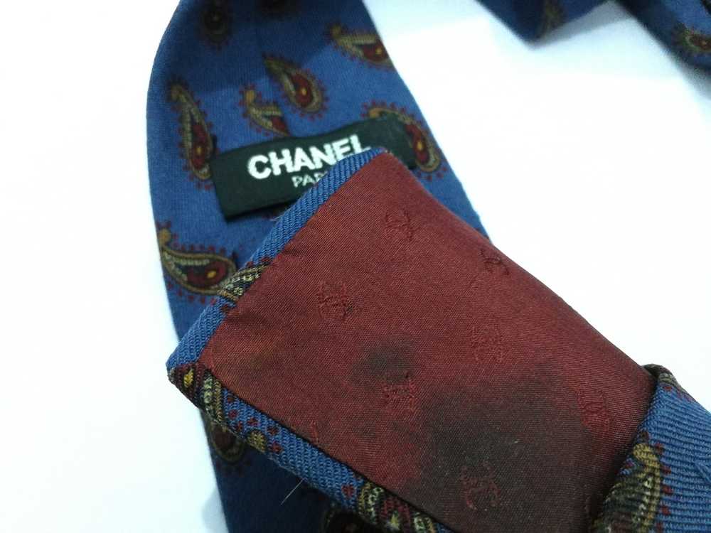 Chanel - Chanel Neck Tie Paisley - image 2