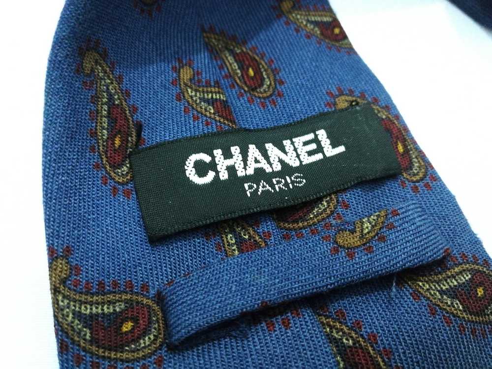 Chanel - Chanel Neck Tie Paisley - image 3