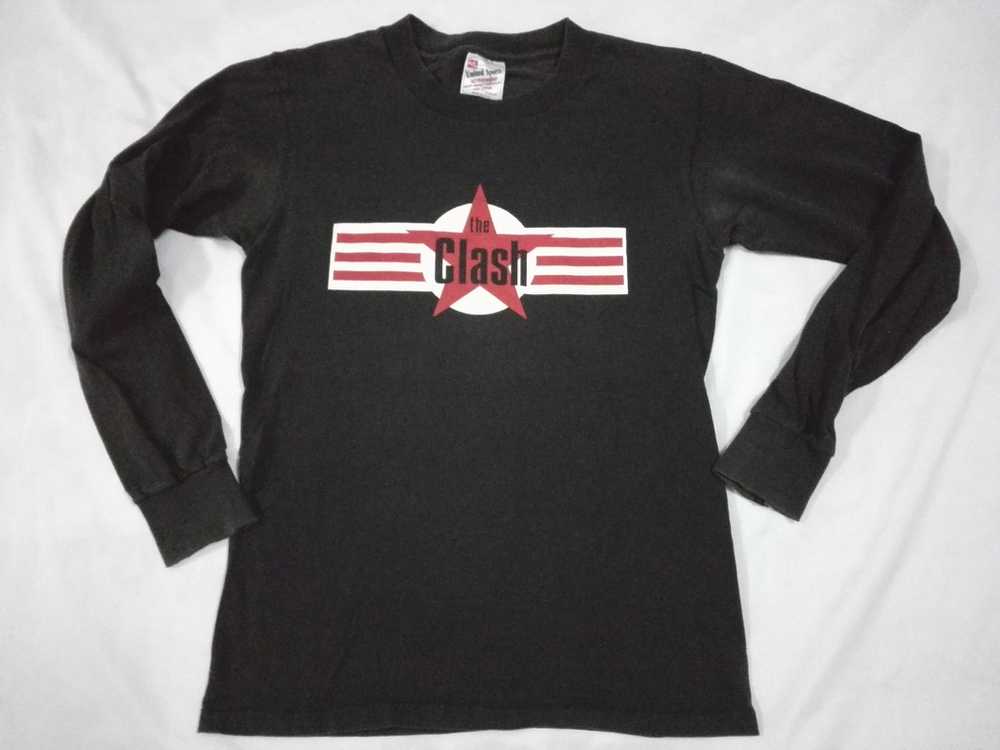 Vintage - Very Rare The Clash Tee Army Military L… - image 1