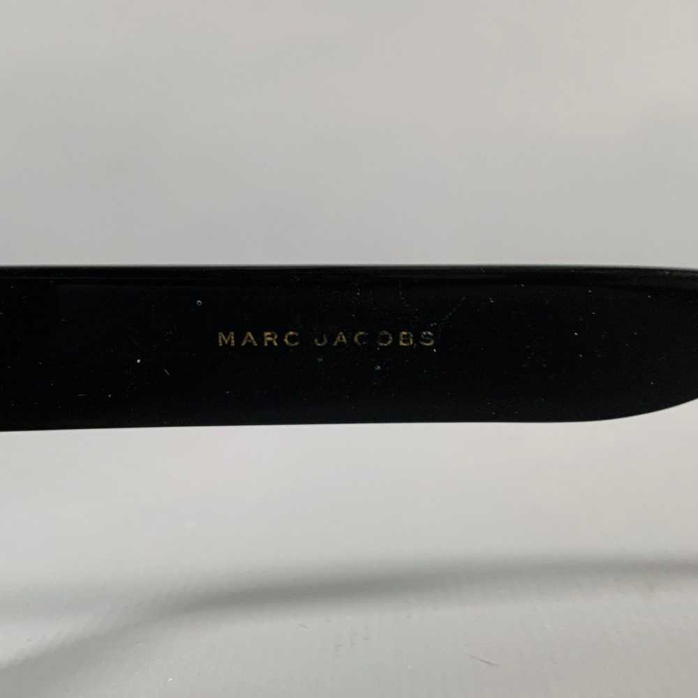 Marc Jacobs Black Silver Signature Print Acetate … - image 6