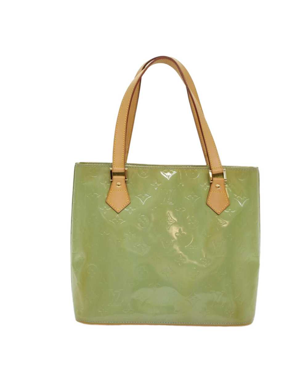 Louis Vuitton Green Patent Leather Handbag - image 3