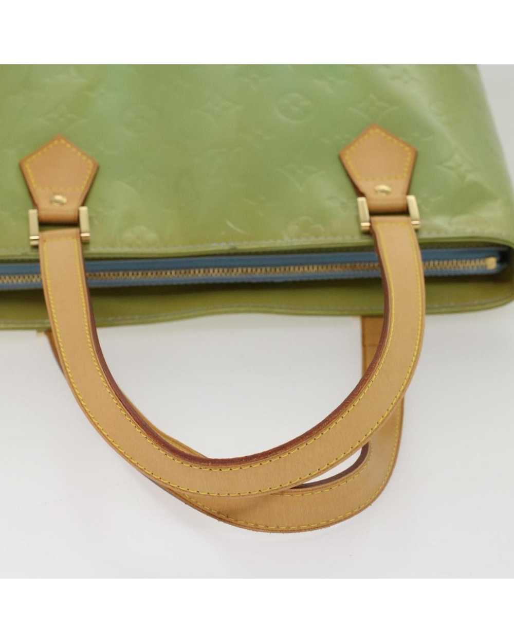 Louis Vuitton Green Patent Leather Handbag - image 7