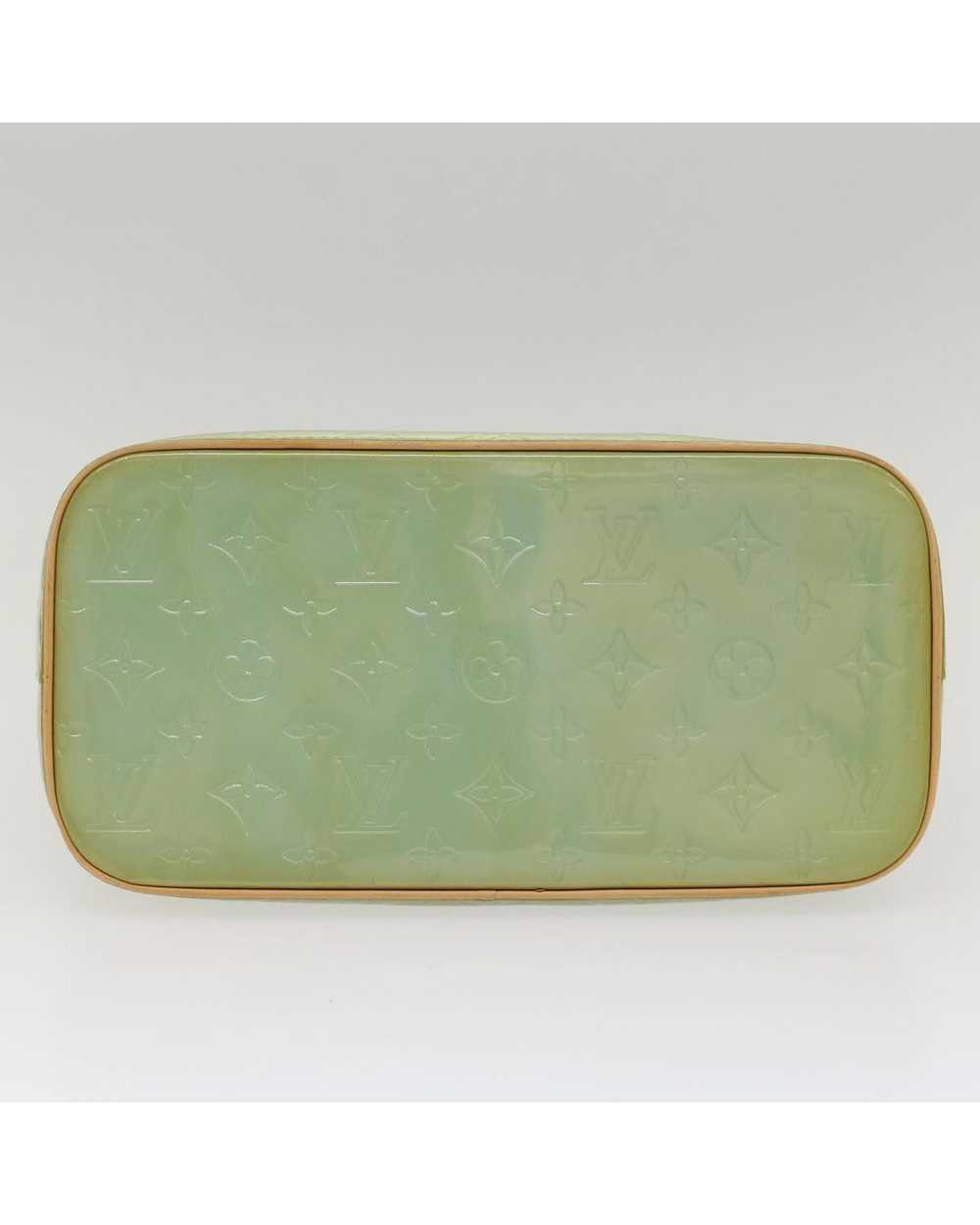 Louis Vuitton Green Patent Leather Handbag - image 9