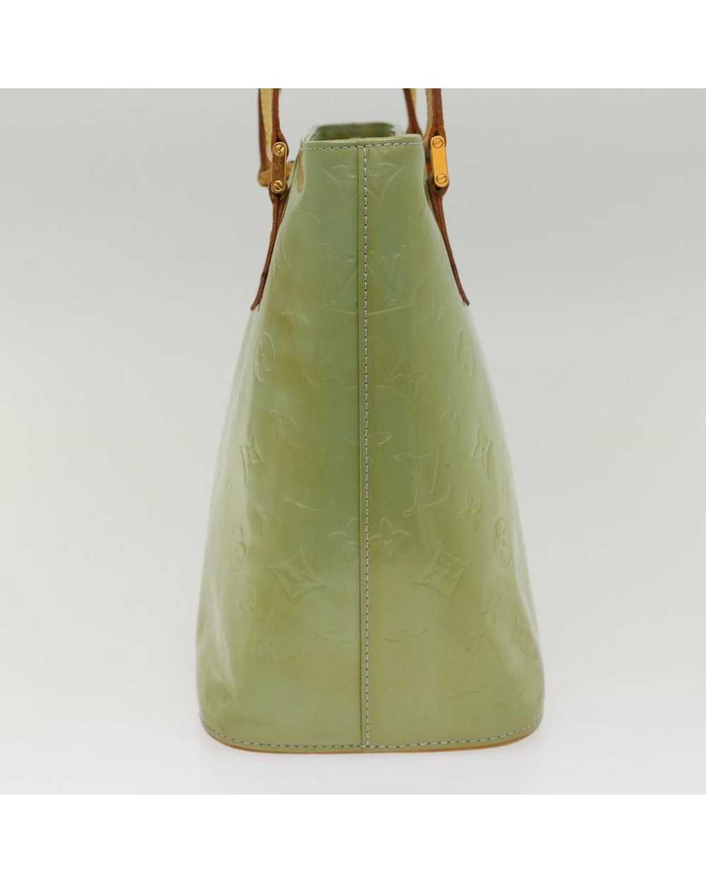 Louis Vuitton Green Patent Leather Handbag with S… - image 5