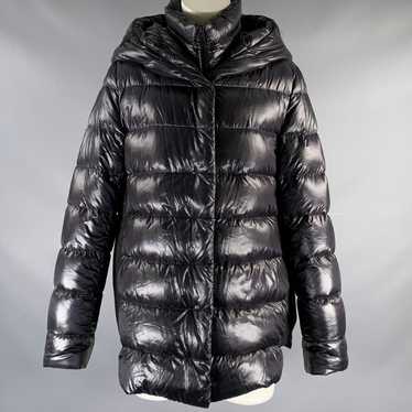 Herno Black Nylon Padded Hooded Jacket - image 1