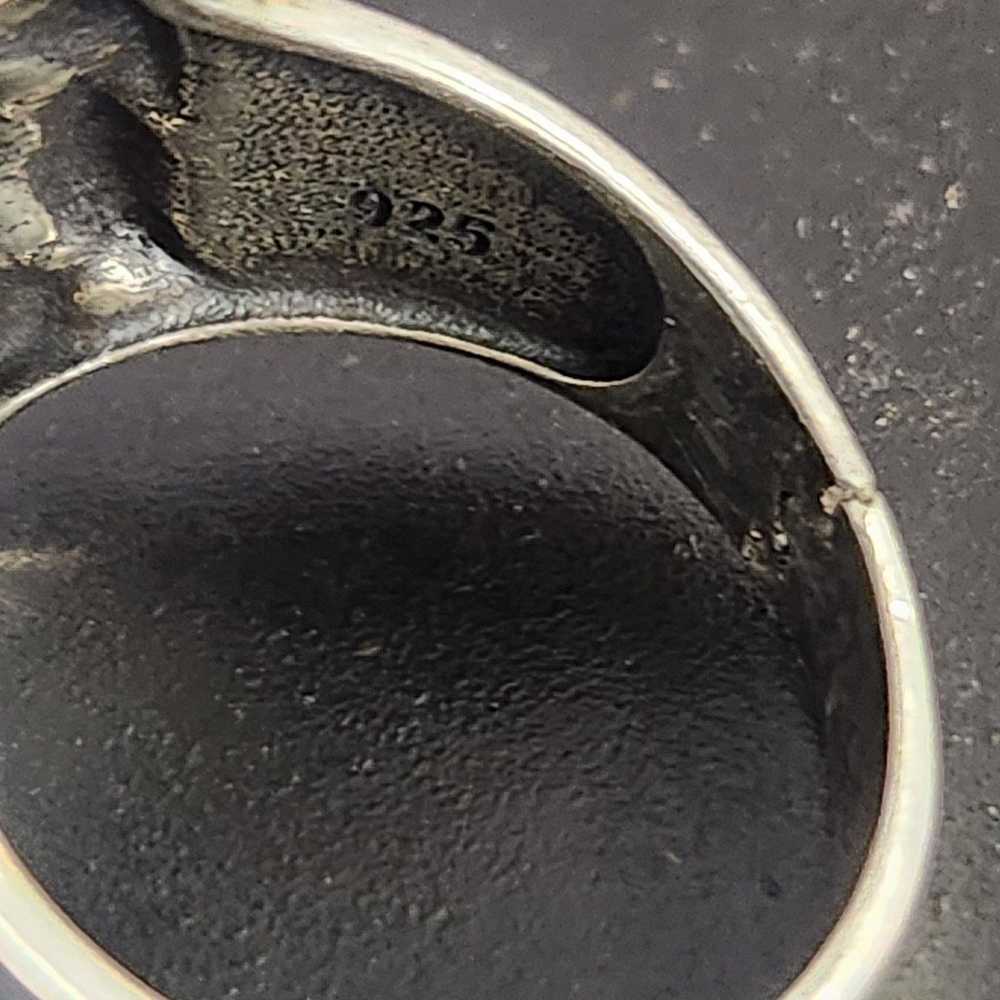 Vintage LION RING sterling silver size 9.5 - image 3