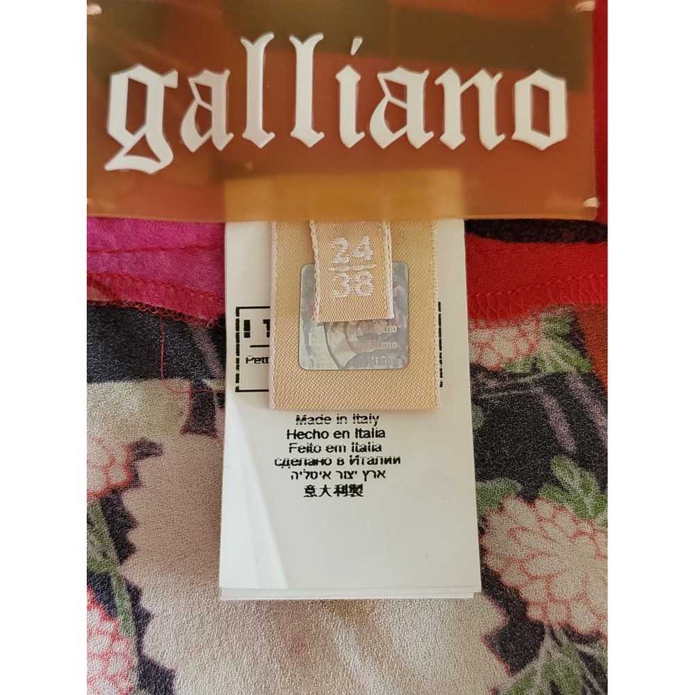 John Galliano Silk mini skirt - image 3