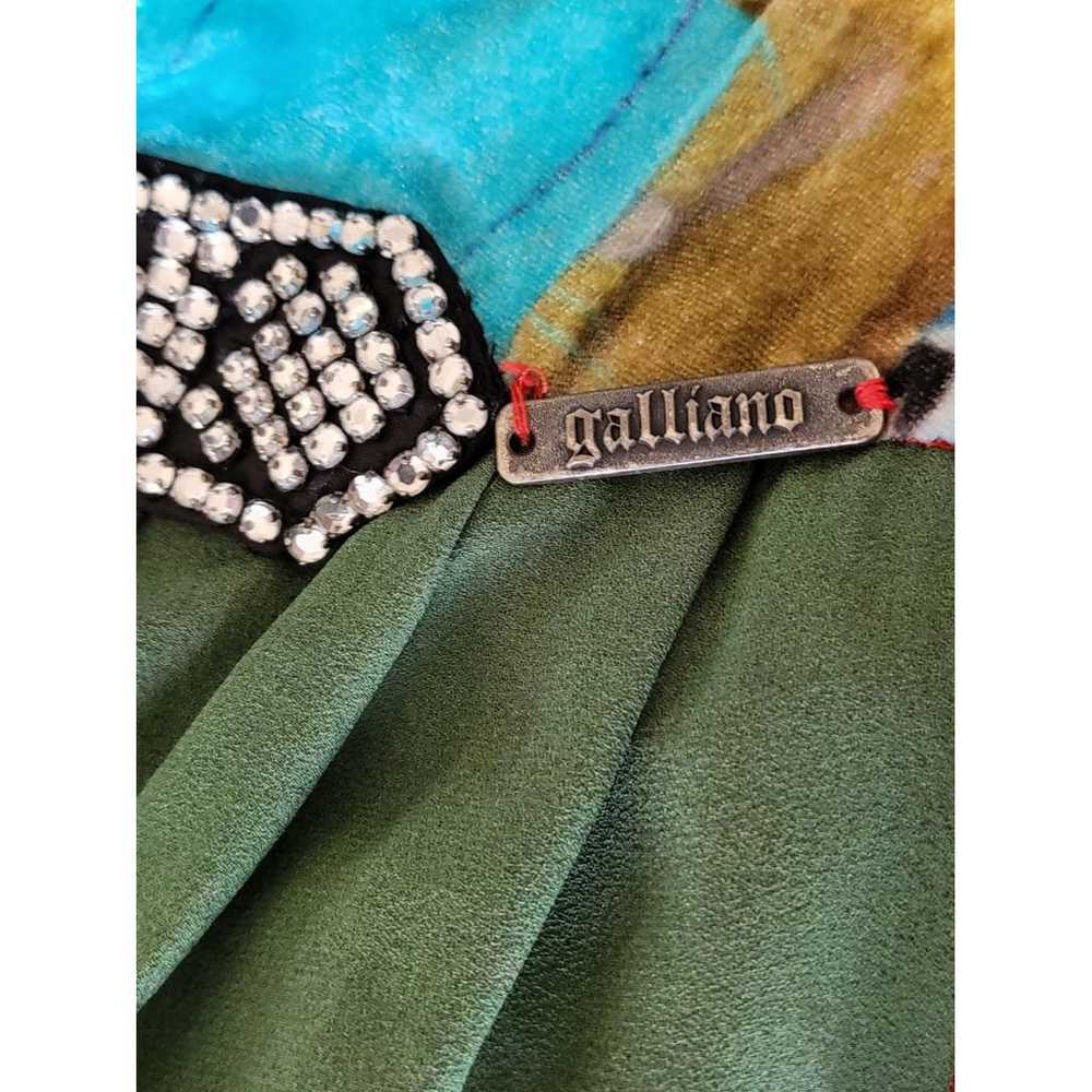 John Galliano Silk mini skirt - image 4