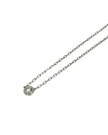 Cartier DAmour 18K White Gold Diamond Necklace