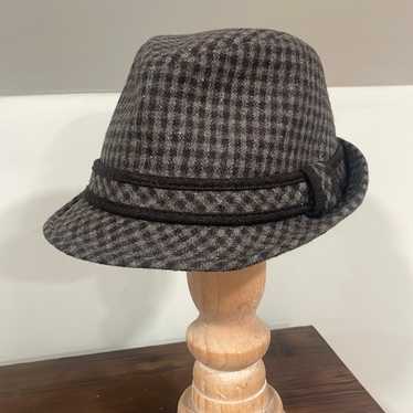 The Hatter Co Grey and Black Houndstooth Vintage … - image 1