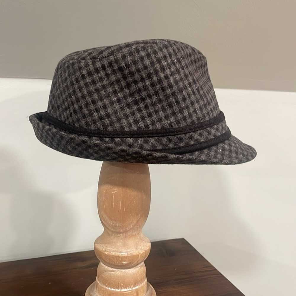 The Hatter Co Grey and Black Houndstooth Vintage … - image 4