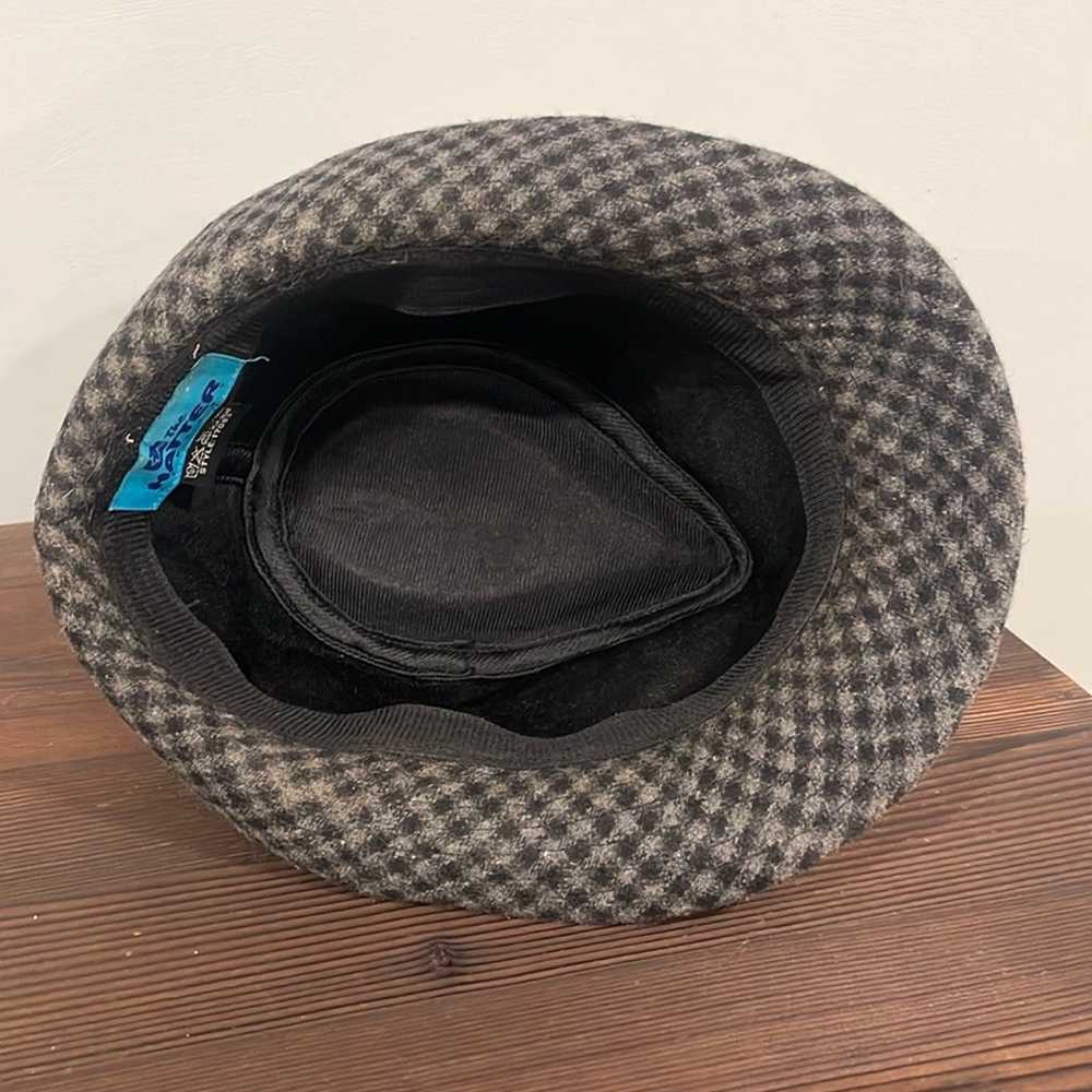 The Hatter Co Grey and Black Houndstooth Vintage … - image 6