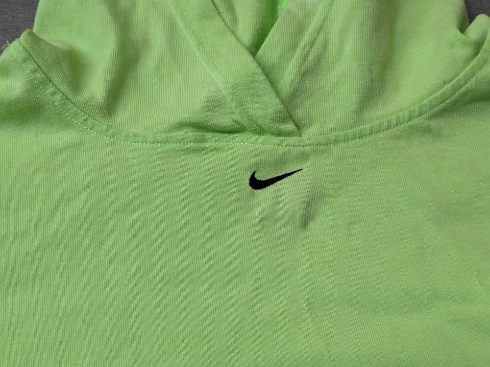 Nike Nike Center Logo Hoodie 2XL Neon Green Pullo… - image 6