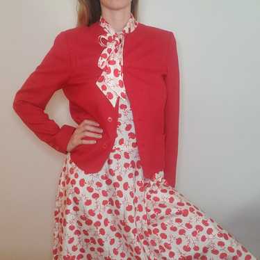 Vintage 60's Mod Dress and Matching Blazer Jacket… - image 1
