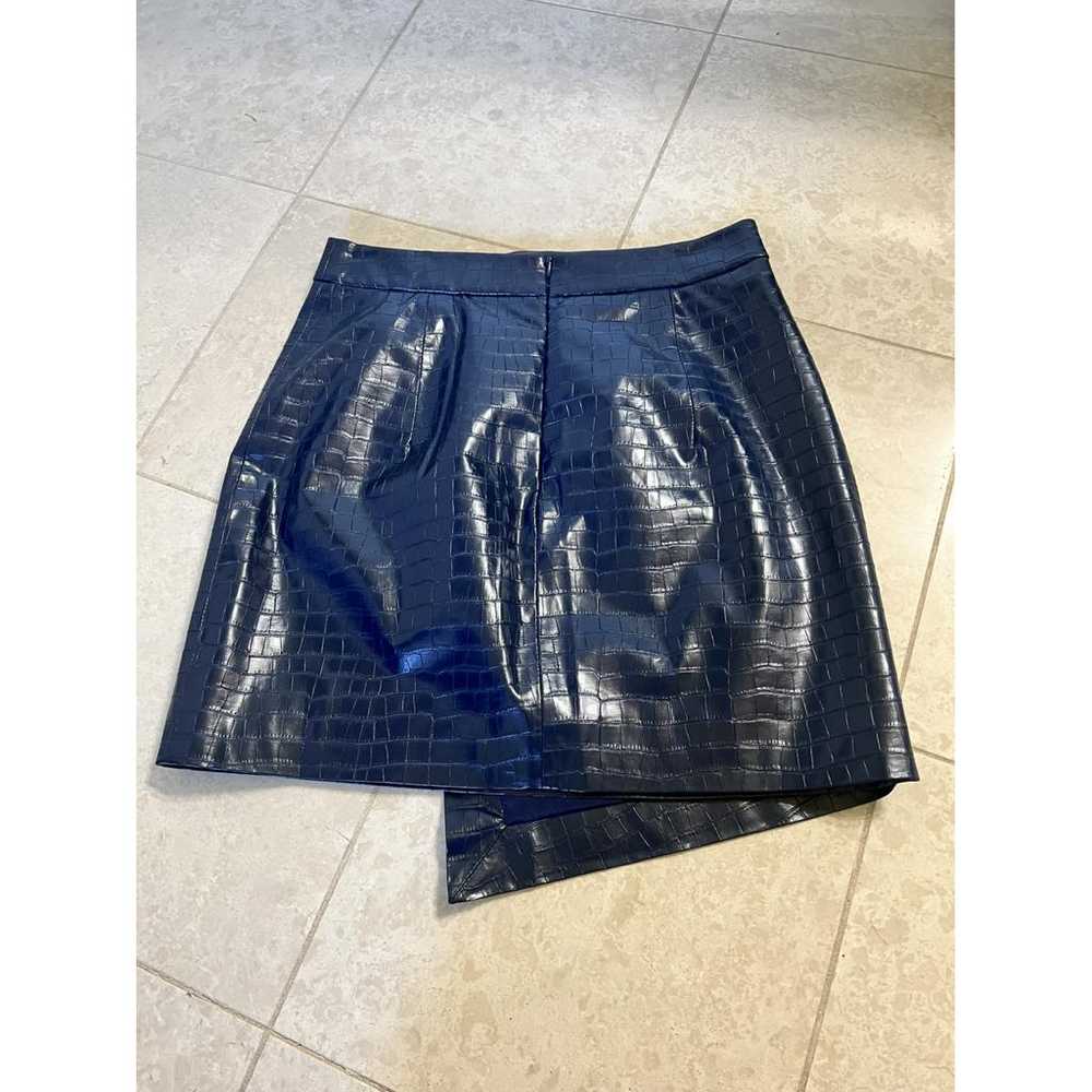 Anthropologie Leather mid-length skirt - image 2