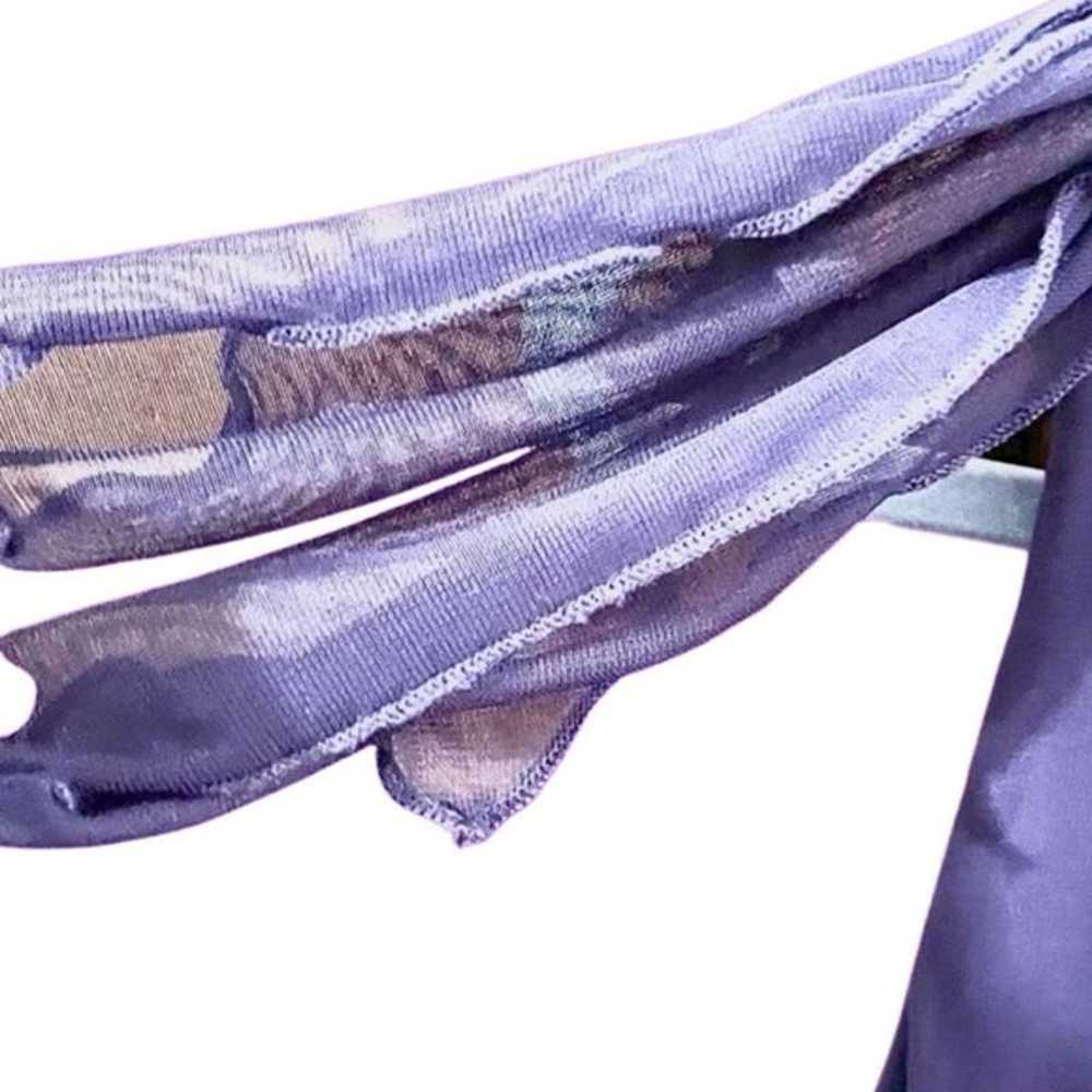 CALIFORNIA CONCEPTS Dress 16 Purple Maxi Sleevele… - image 4