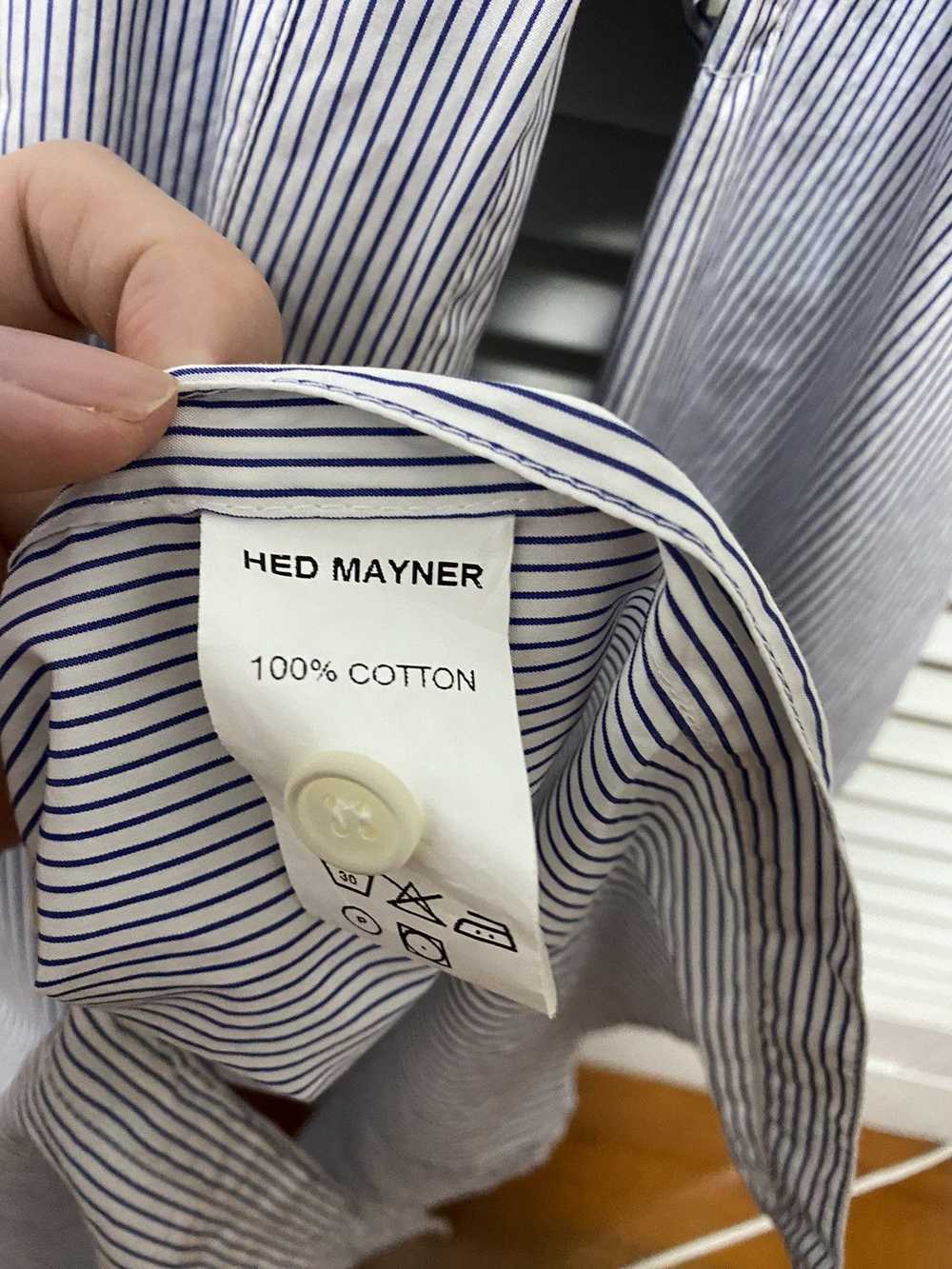 Hed Mayner Striped oversized shirt - image 6