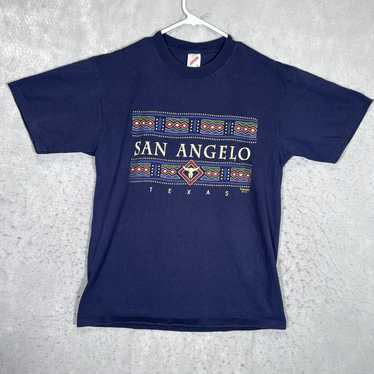 Jerzees A1 Vintage 90s San Angelo Texas Shirt Adul