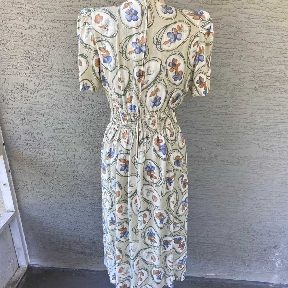 VTG 90s does the 40s Floral Day Dress - image 6
