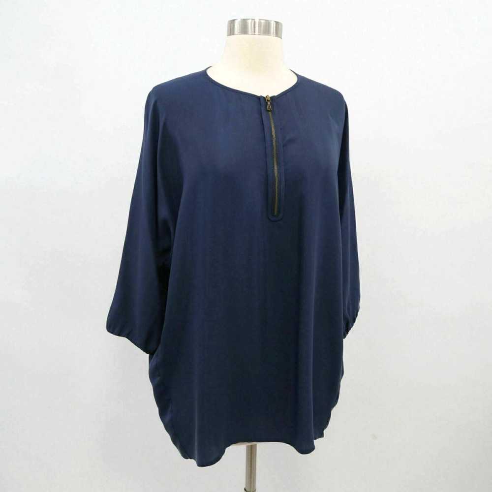 Vince Vince Silk Blouse Top S Small Oversized Dol… - image 3