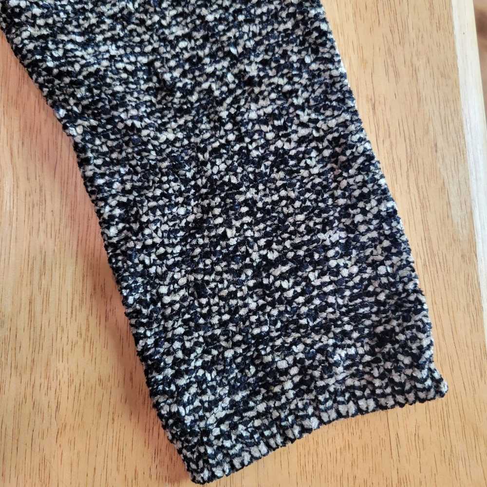 EUC VINTAGE Sarah Arizona black and tan knit swea… - image 4