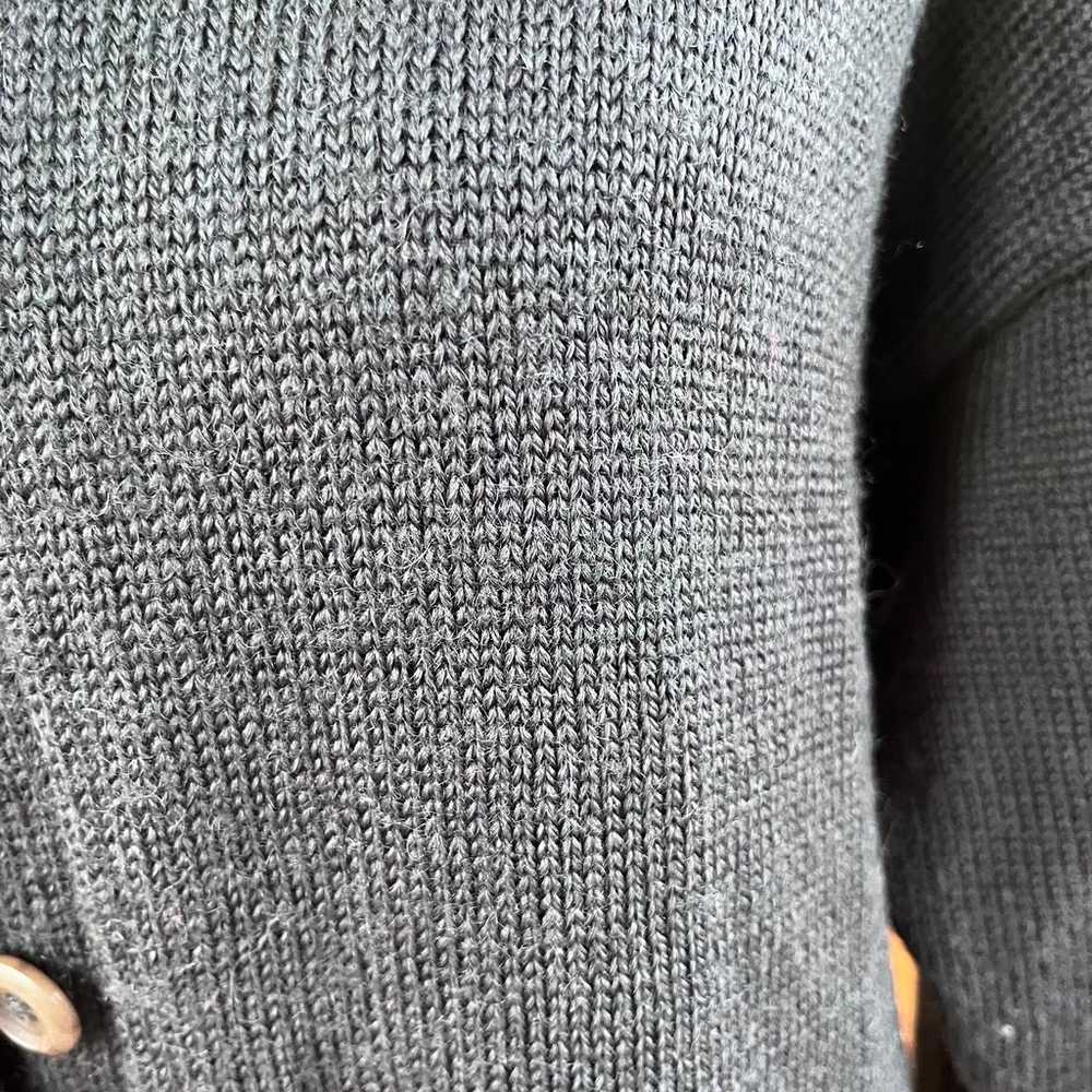 Rapaki Mahana Vintage Grey Wool Cardigan Sweater … - image 8