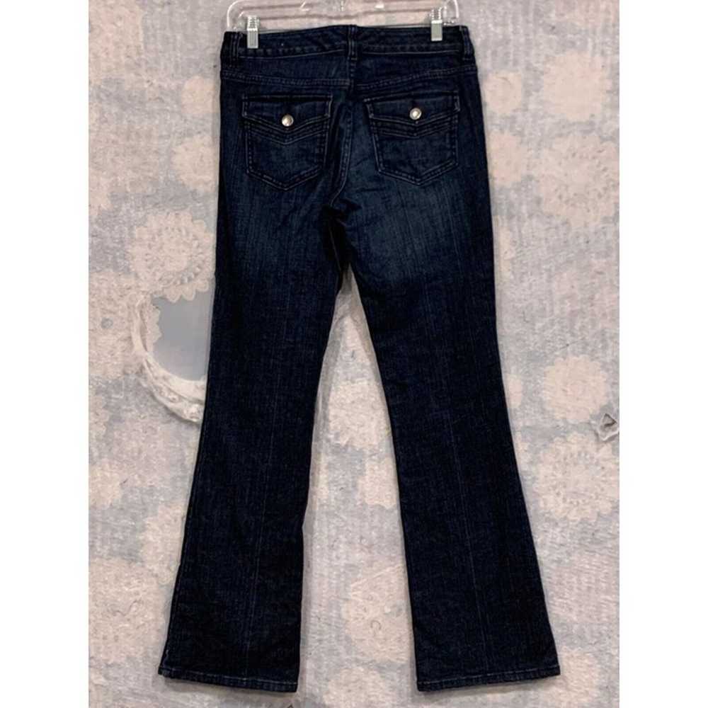 The Limited Women Jeans Sz 4R 917 Dark Wash Flare… - image 2