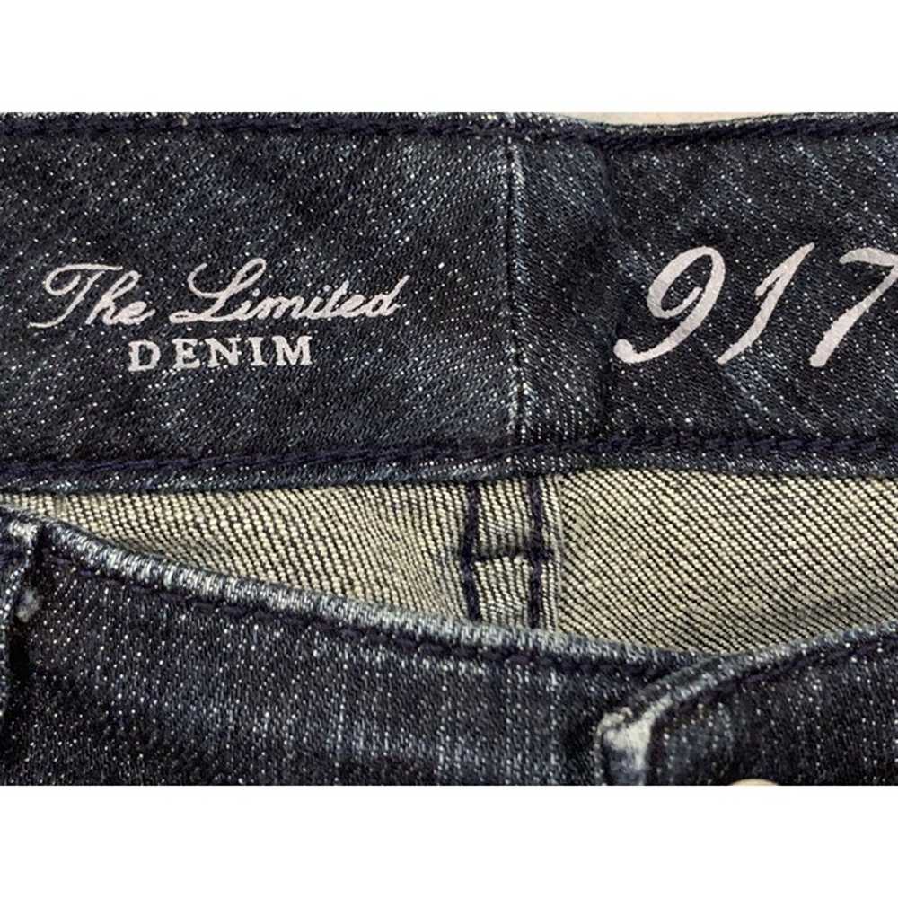 The Limited Women Jeans Sz 4R 917 Dark Wash Flare… - image 3