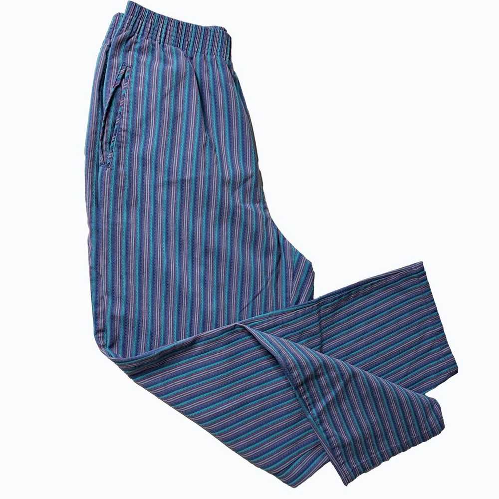 Koret City Blue Jeans Sz 12P Pull On Striped Retr… - image 3